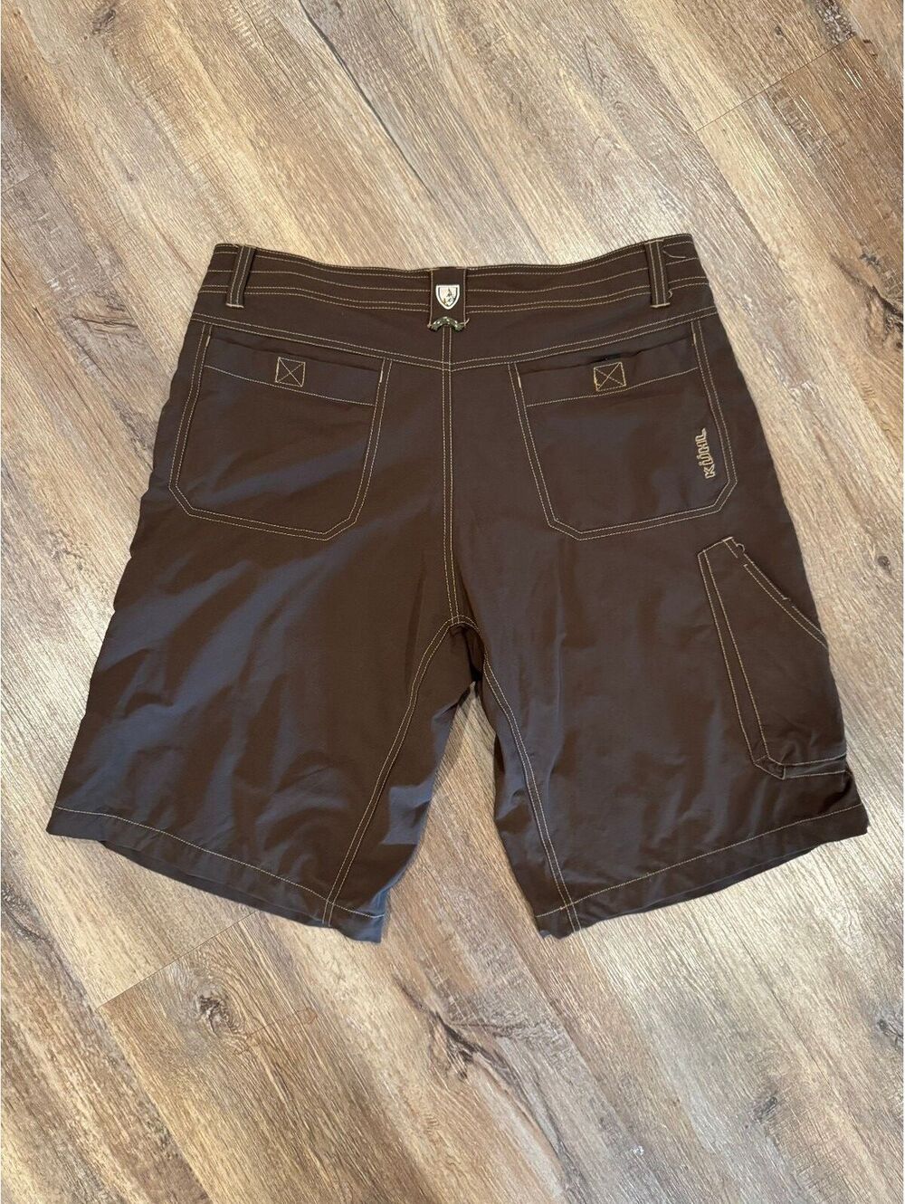Kuhl Renegade Men's Brown Hiking Outdoor Cargo Shorts Size Men's 36